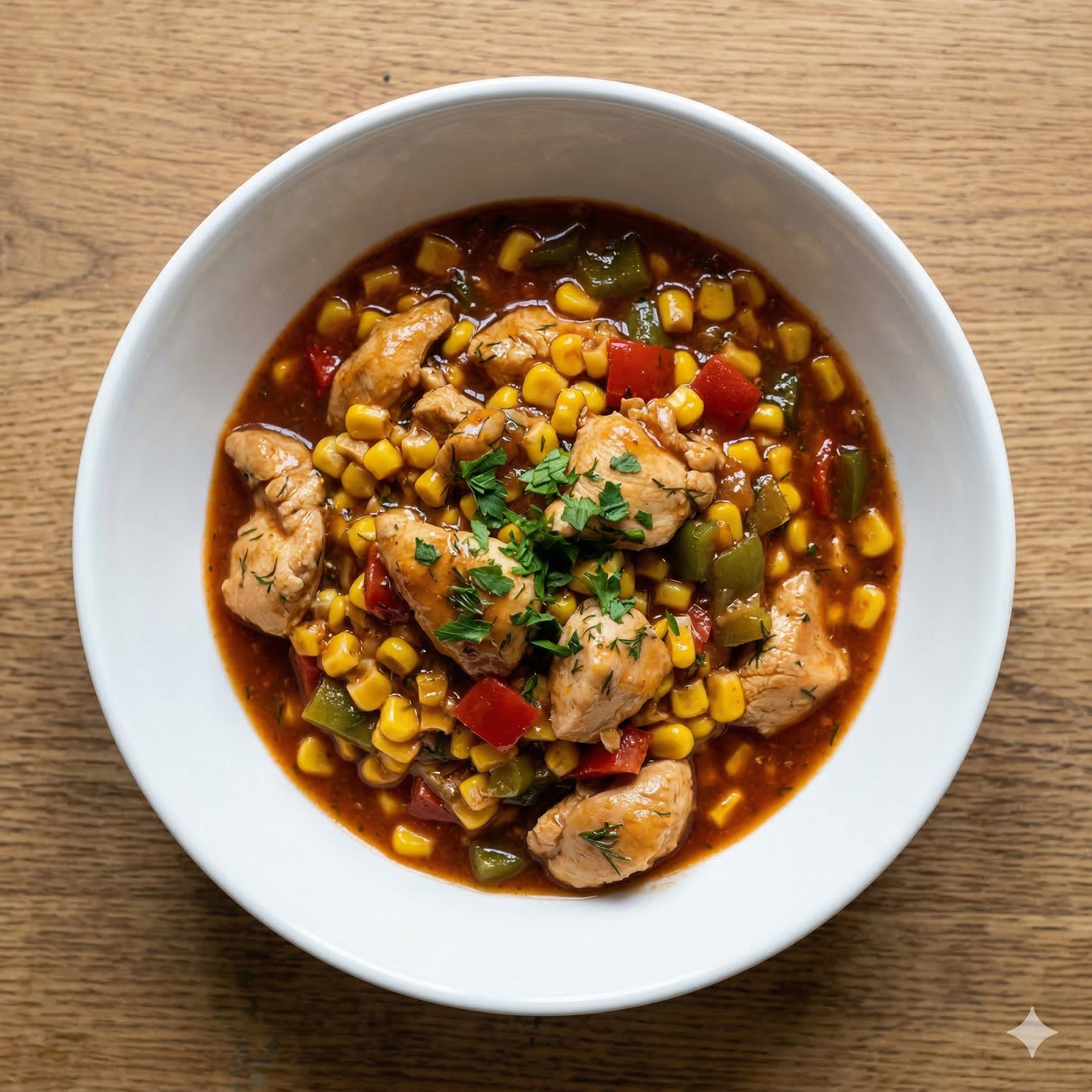 Пиле със сладко-кисел сос